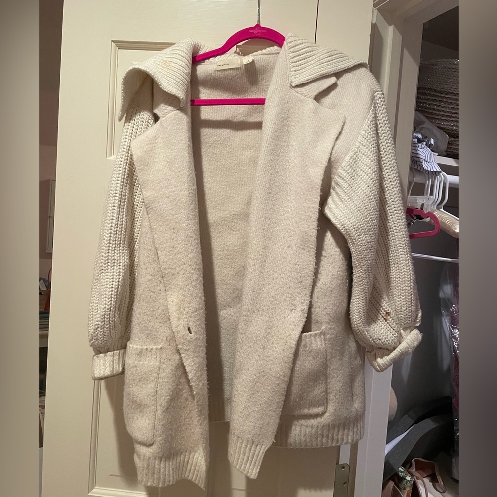 Anthropologie sweater jacket